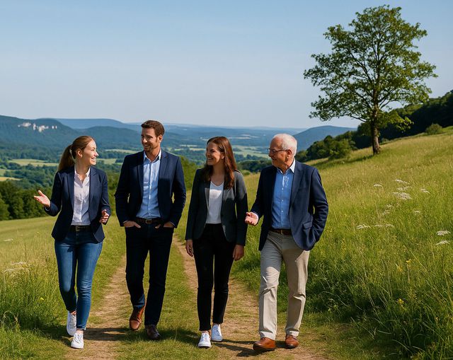 Abb. Tagen auf der Schwäbischen Alb mit Weitblick