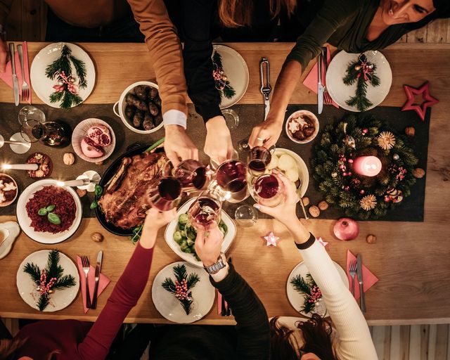 Abb. Etikette Dinner Weihnachtsedition