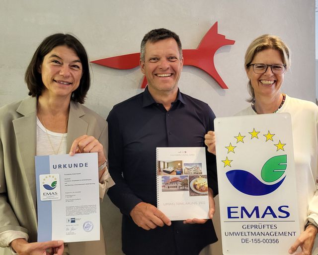 Abb. Nachhaltige Hotelführung mit Gütesiegel EMAS ausgezeichnet